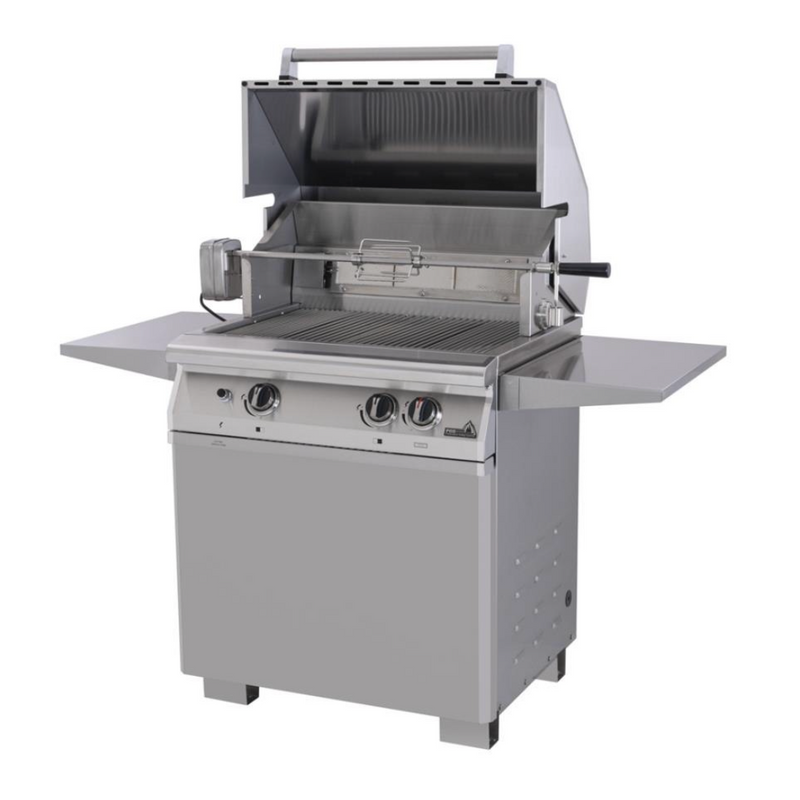 PGS Grills PGS Newport 30” Grill Head With Built in One Hour Gas Timer for Natural Gas - Side View