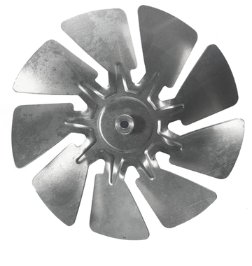 Buck Wood Stove 9-1/4" Blower Fan Blade for 3 Speed Blowers: PO400170