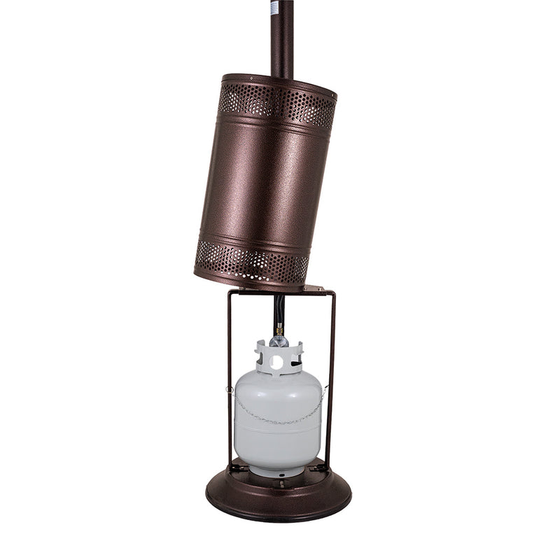 Patio Comfort 90" Antique Bronze Portable Propane Gas Outdoor Patio Heater - Close-Up