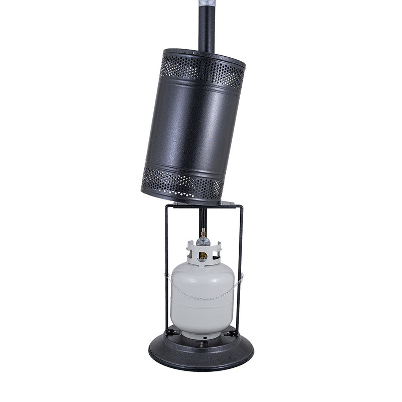 Patio Comfort 90" Jet/Silver Vein Portable Propane Gas Outdoor Patio Heater - Close-Up