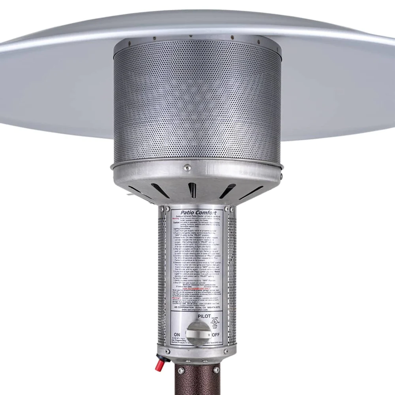 Patio Comfort Vintage 93" Cast Aluminum Antique Bronze Portable Propane Gas Patio Heater - Packaging View