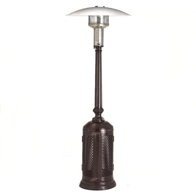 Patio Comfort Vintage 93" Cast Aluminum Antique Bronze Portable Propane Gas Patio Heater
