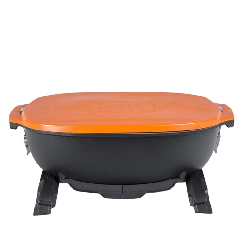 PK Grills Portable Kitchen 20" Graphite PKGO Portable Outdoor Charcoal Grill Hibachi - Detail View