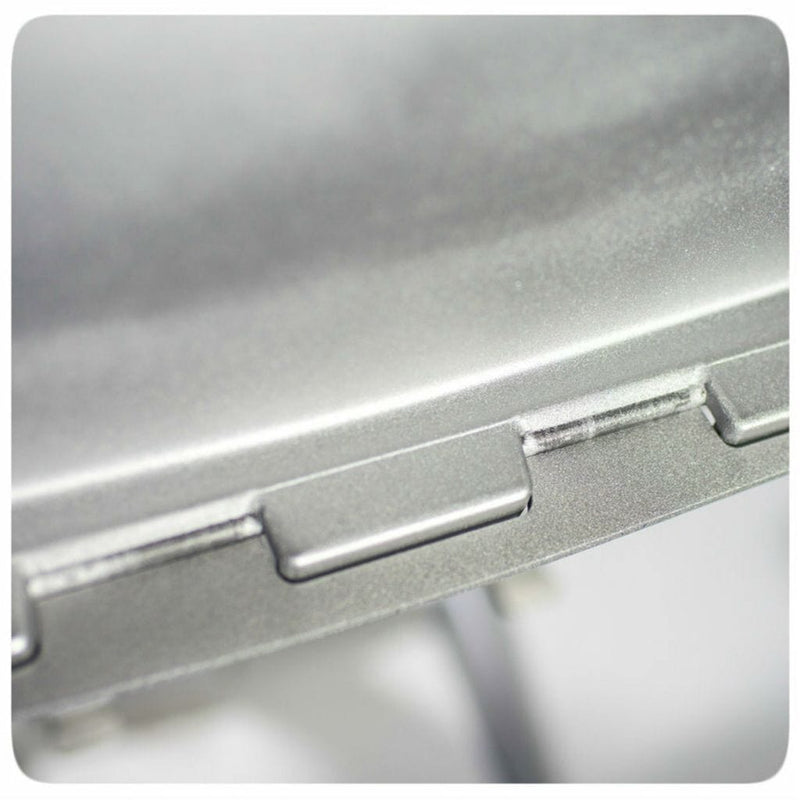 PK Grills Portable Kitchen 42" Silver PK360 Cast Aluminum Outdoor Charcoal Grill and Smoker w/ Black Side Shelves