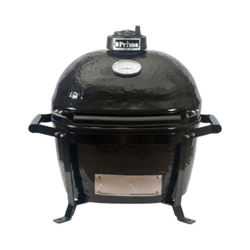 Primo Junior 200 Oval Ceramic Kamado Grill with Stainless Steel Grates