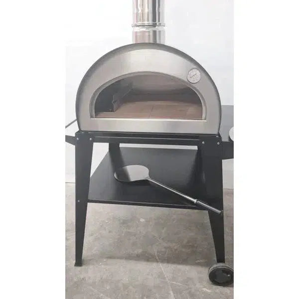 ProForno Pizzi 24" Stainless Steel Portable Wood Fired Brick Pizza Oven - Additional View