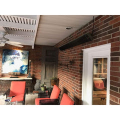 RADtec 44" WiFi Smart Controlled Series Infrared Radiant Heater - Rear View