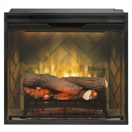 Dimplex Revillusion® 24" Built-in Firebox with Herringbone Liner - RBF24DLX - Fireplace Choice