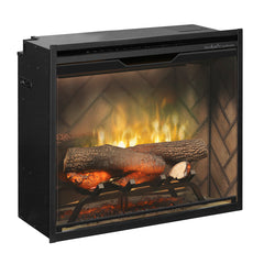 Dimplex Revillusion® 24" Built-in Firebox with Herringbone Liner - RBF24DLX - Fireplace Choice