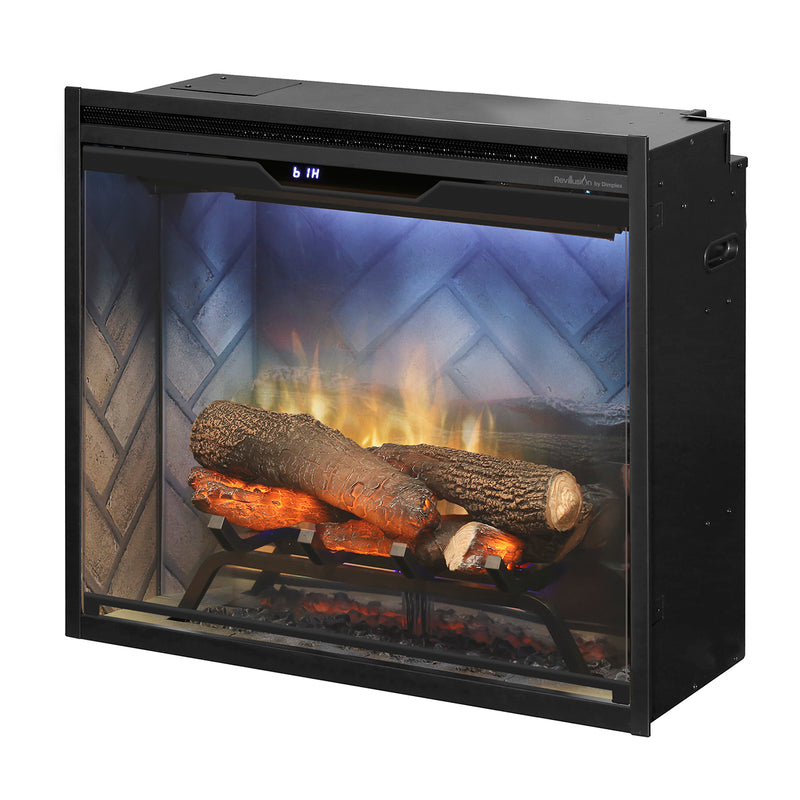 Dimplex Revillusion® 24" Built-in Firebox with Herringbone Liner - RBF24DLX - Fireplace Choice