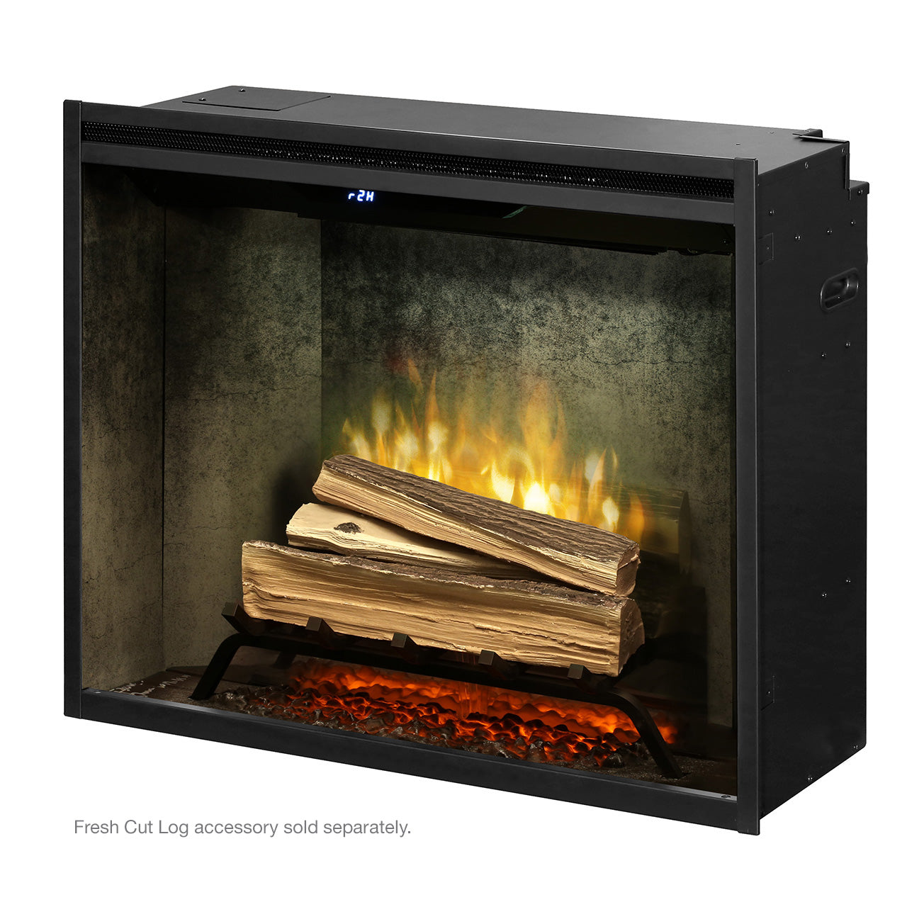 Dimplex Revillusion® 30" Built-in Electric Firebox in Weathered Concrete Liner - RBF30WC - Fireplace Choice