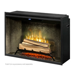 Dimplex 36" Revillusion  Electric Firebox with Weathered Concrete Backer - RBF36WC - Fireplace Choice