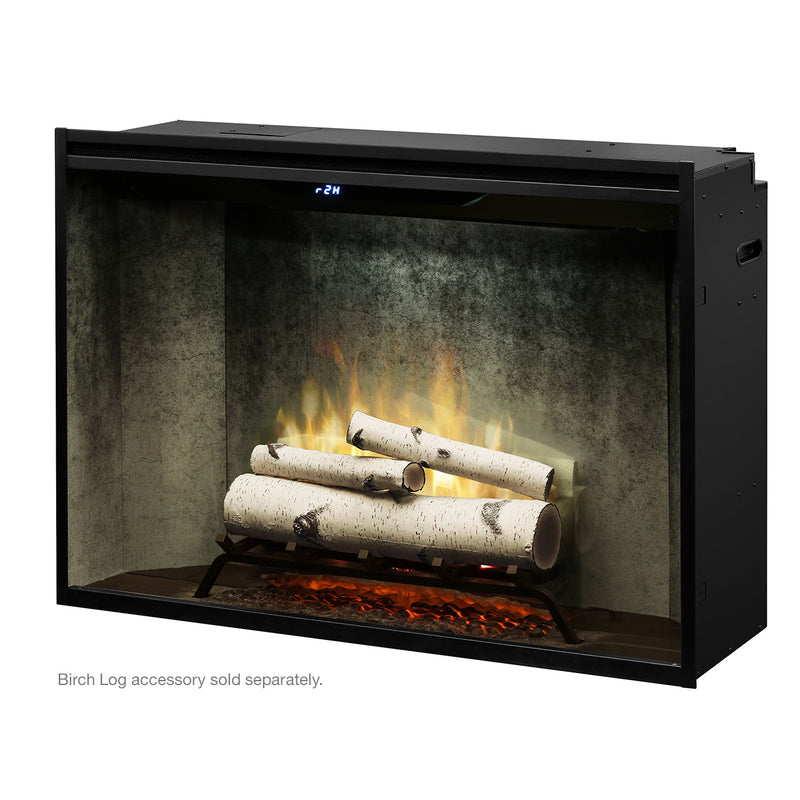 Dimplex 42" Revillusion Built-In Electric Firebox with Weathered Concrete - RBF42WC - Fireplace Choice