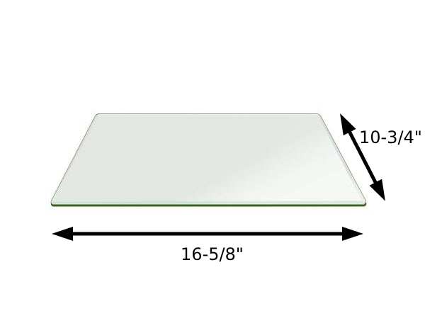 Blaze King Wood Stove Glass (16-5/8" x 10-3/4") S.Z7014-AMP