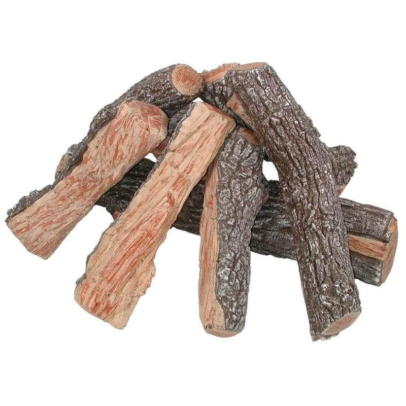 Rasmussen FP30B Fire Pit Bark/Split Logs with 30