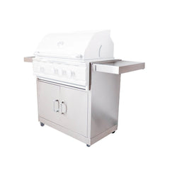Renaissance Cooking Systems Renaissance Freestanding Stainless Cart for 30" Cutlass Pro 4-Burner Drop-In Grill - Bottom View