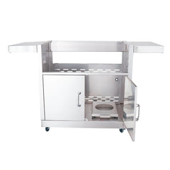 Renaissance Cooking Systems Renaissance Freestanding Stainless Cart for 30" Cutlass Pro 4-Burner Drop-In Grill - Detail View