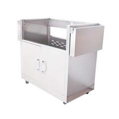 Renaissance Cooking Systems Renaissance Freestanding Stainless Cart for 30" Cutlass Pro 4-Burner Drop-In Grill - Close-Up