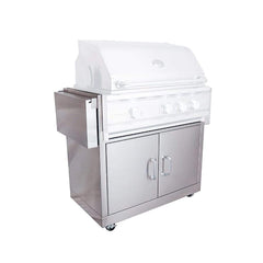 Renaissance Cooking Systems Renaissance Freestanding Stainless Cart for 30" Cutlass Pro 4-Burner Drop-In Grill - Top View