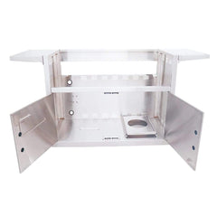 Renaissance Cooking Systems Renaissance Freestanding Stainless Cart for 38" Cutlass Pro 5-Burner Drop-In Grill - Detail View