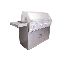 Renaissance Cooking Systems Renaissance Freestanding Stainless Cart for 42" Cutlass Pro 5-Burner Drop-In Grill - Detail View