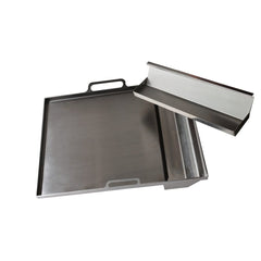 Renaissance Cooking Systems Renaissance RSSG3 Dual Plate Stainless Steel Griddle - Detail View