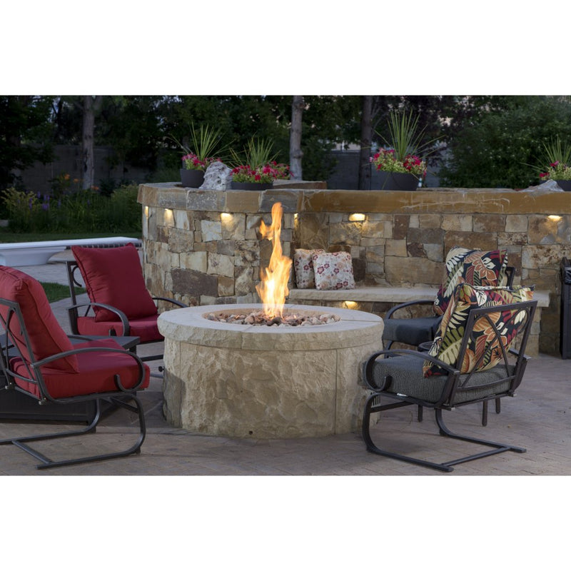Firegear Copy of Pro Electronic Ignition Natural Gas Fire Pit Burner Kit with Round Drop-In Pan - Detail View