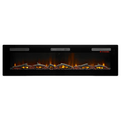 Dimplex Sierra 72-Inch Linear Electric Fireplace - Logs - Fireplace Choice