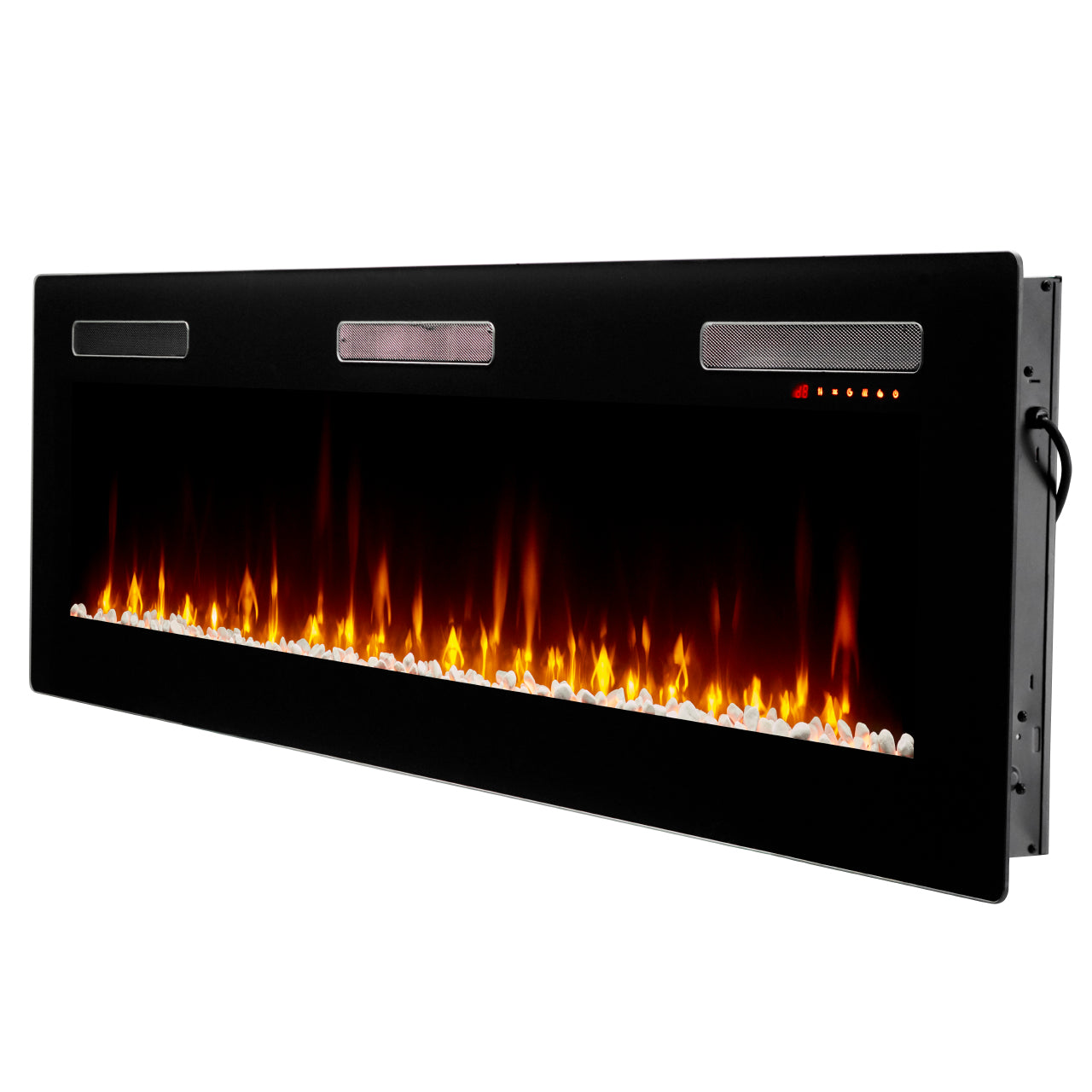 Dimplex Sierra 72-Inch Linear Electric Fireplace - Pebbles - Fireplace Choice