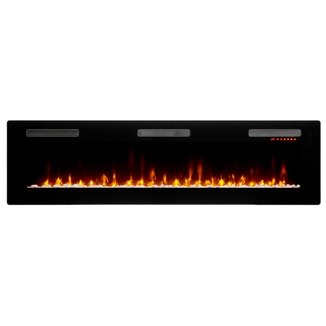 Dimplex Sierra 72-Inch Linear Electric Fireplace - Pebbles - Fireplace Choice