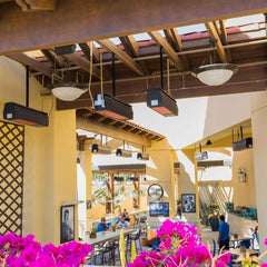 Schwank 44" BistroSchwank Outdoor Single Stage Gas Patio Heater - Installation View