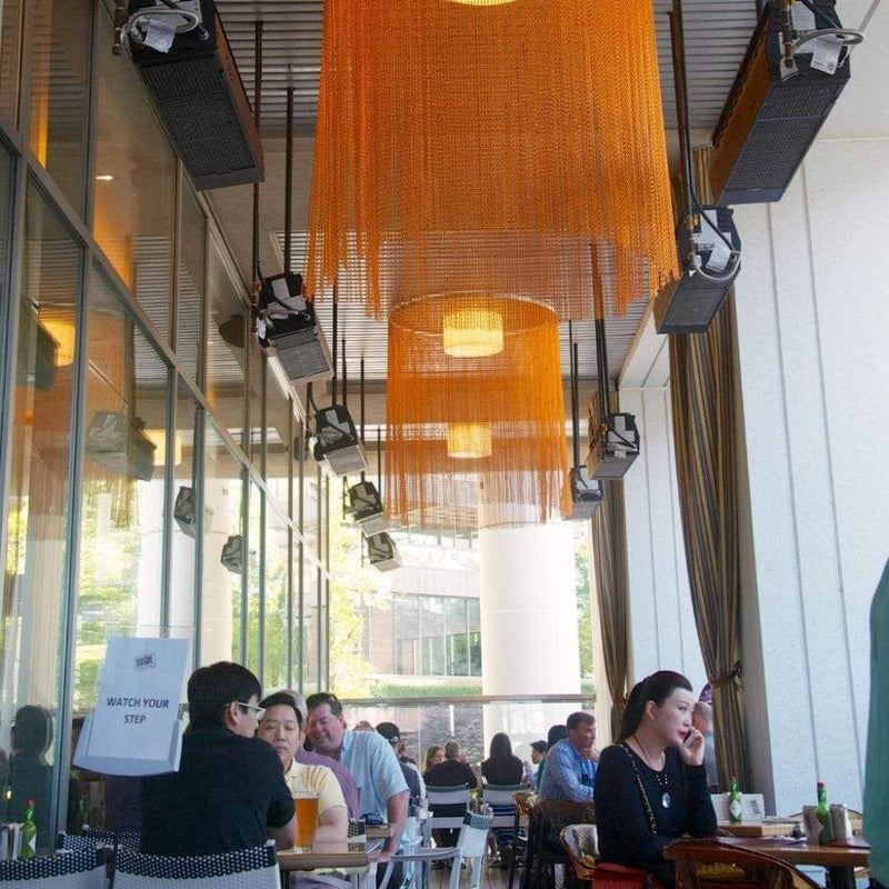 Schwank 44" BistroSchwank Outdoor Single Stage Gas Patio Heater - Connection Detail