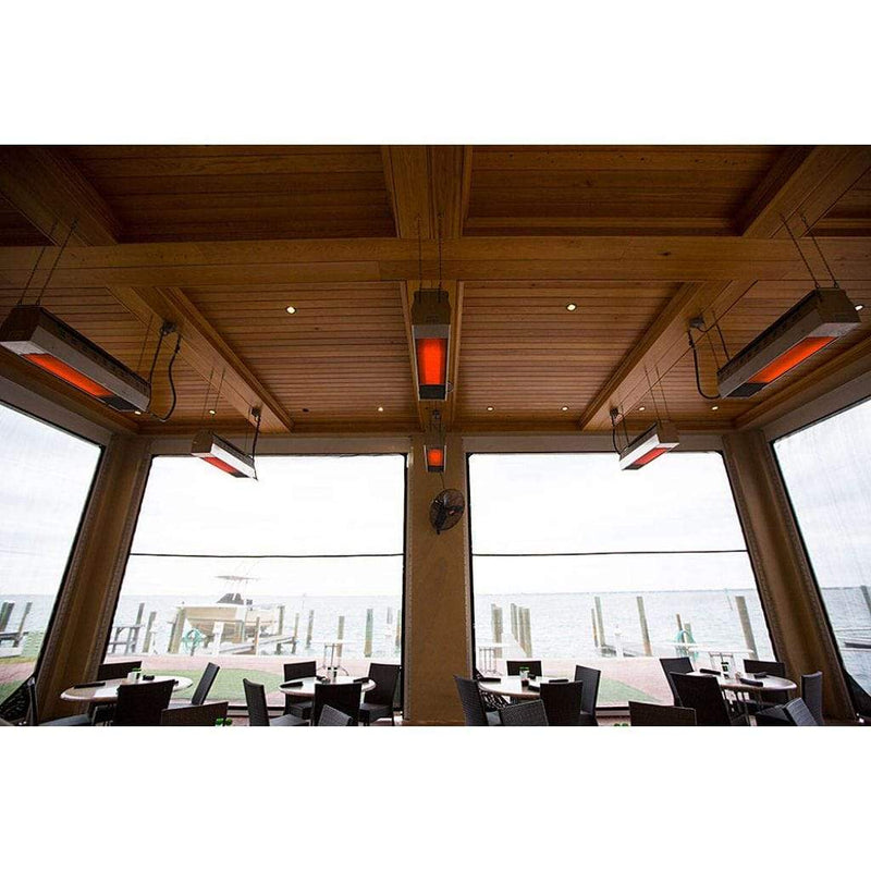Schwank 44" BistroSchwank Outdoor Single Stage Gas Patio Heater - Rear View