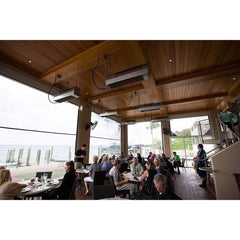 Schwank 44" BistroSchwank Outdoor Single Stage Gas Patio Heater - Dimensions