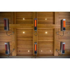 Schwank 44" BistroSchwank Outdoor Two Stage Gas Patio Heater - Rear View