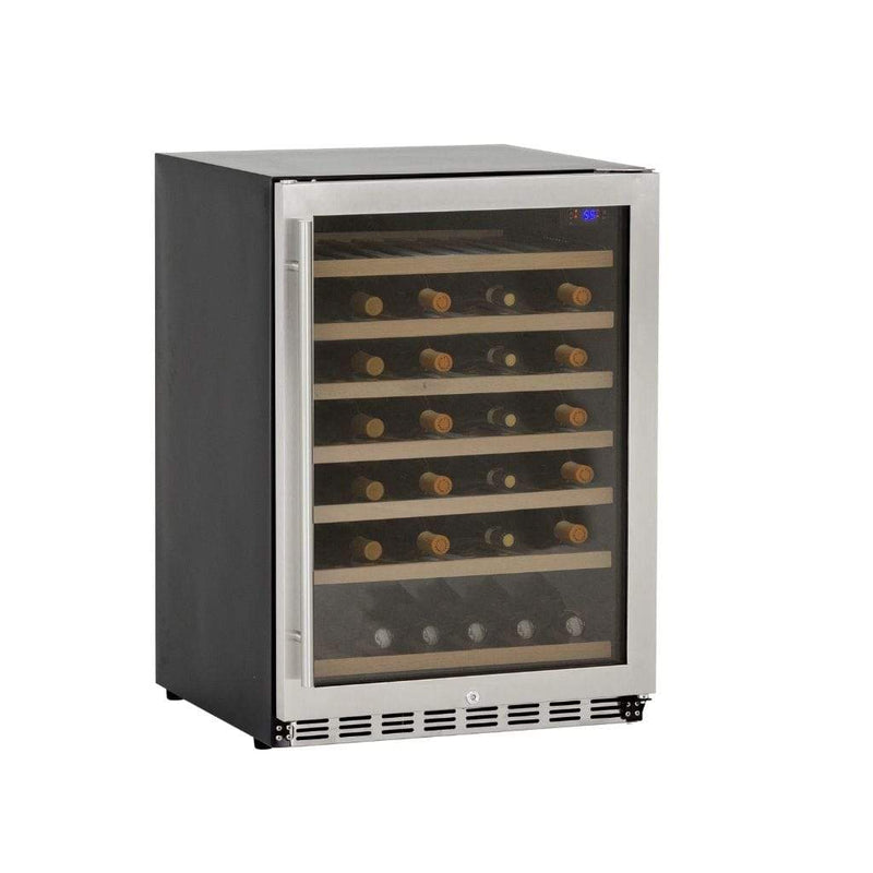 Summerset 24" 5.3 Cu. Ft. 54 Bottle Capacity Outdoor Rated Deluxe Wine Cooler - Rear View