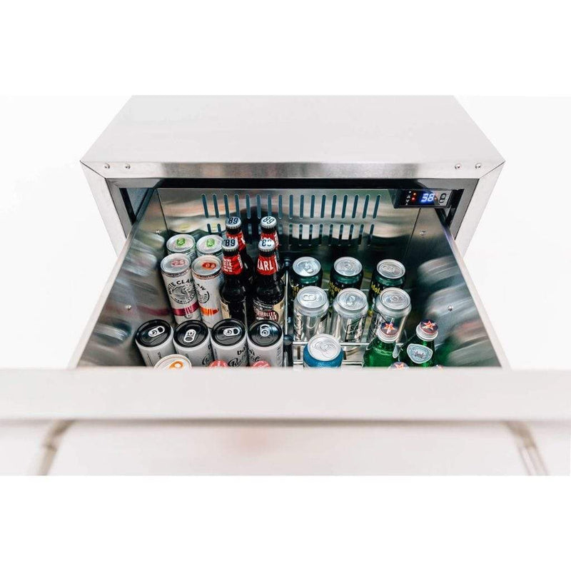 Summerset 24" 5.3 Cu. Ft. Outdoor Rated 2-Drawer Deluxe Refrigerator - Additional View