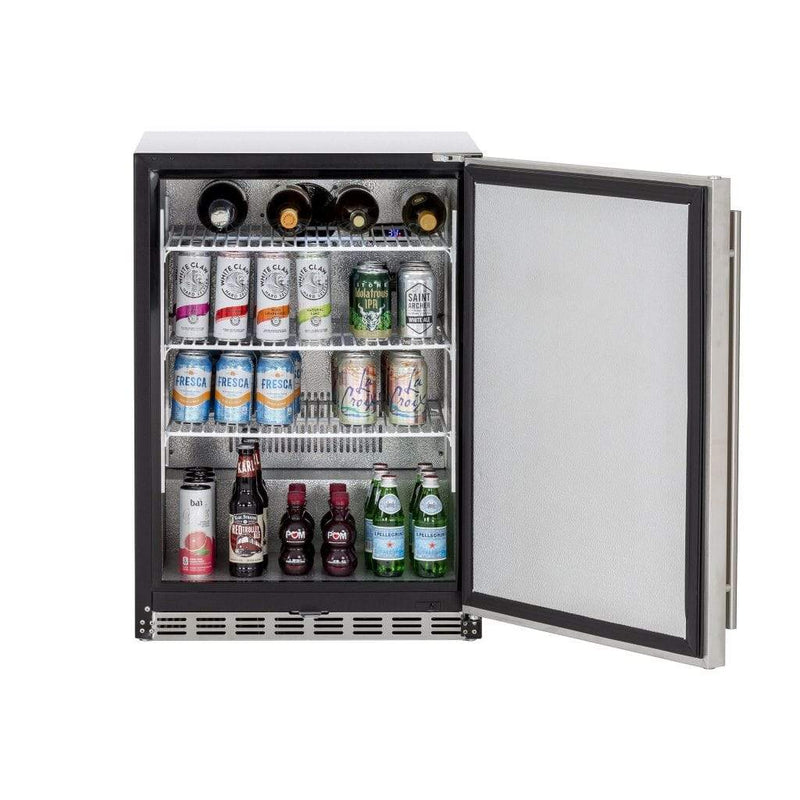 Summerset 24" 5.3 Cu.Ft. Deluxe Outdoor Rated Compact Refrigerator - Close-Up