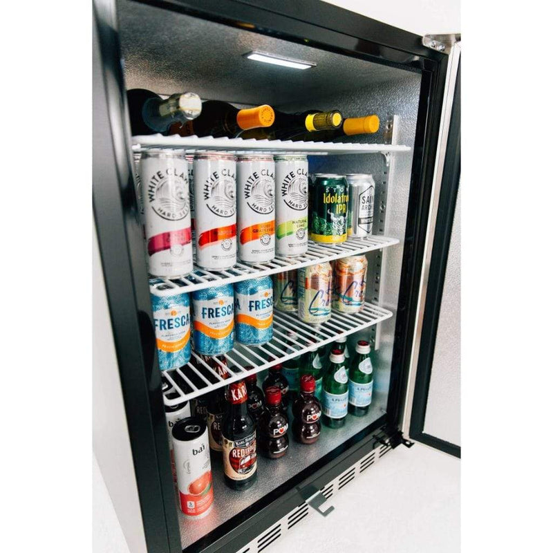 Summerset 24" 5.3 Cu.Ft. Outdoor Rated Compact Refrigerator - Rear View
