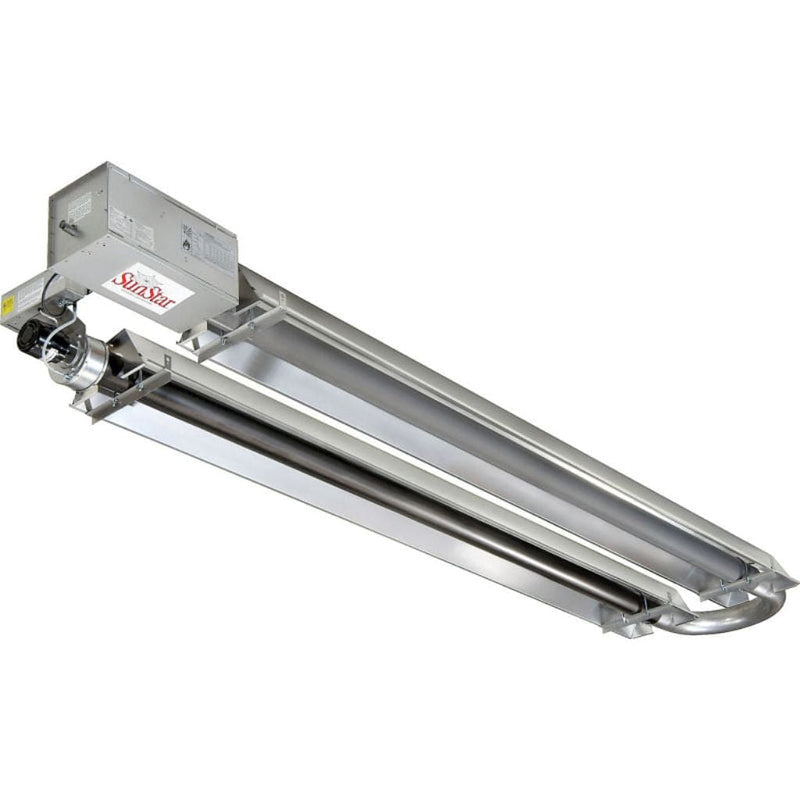 SunStar 15' SIR Series Tough Guy Infrared Straight U Tube Single Stage Heater - Alternate View