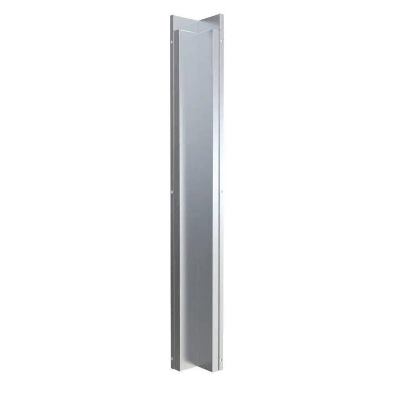 Sunstone 3" x 3" 90 Degree Stainless Steel Corner Spacer Panel for Full Height Wall Cabinet Front - Alternate View