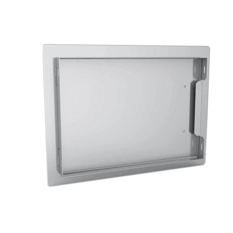 Sunstone Classic Series 14" x 20" Stainless Steel Reversible Horizontal Door - Detail View