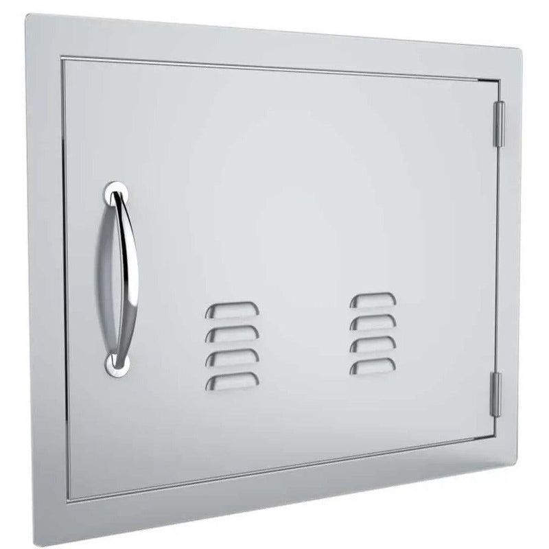 Sunstone Classic Series 17" x 24" Stainless Steel Right Swing Horizontal Vented Door - Alternate View