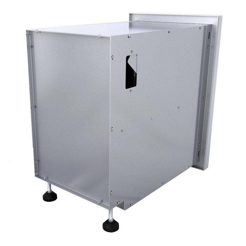 Sunstone Designer Series 15" Stainless Steel Right Swing Door Dry Storage Pantry - Detail View