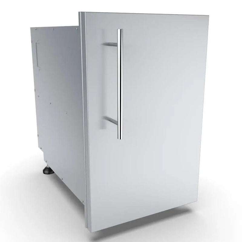 Sunstone Designer Series 15" Stainless Steel Right Swing Door Dry Storage Pantry