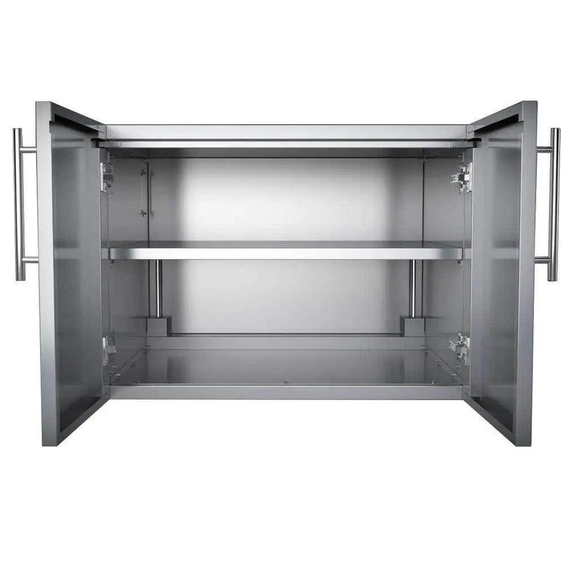 Sunstone Designer Series 30" Stainless Steel Double Door Dry Storage Pantry - Alternate View