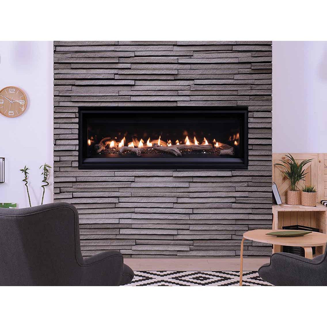 Superior DRL2055 55" Linear Contemporary Direct Vent Natural Gas Firep