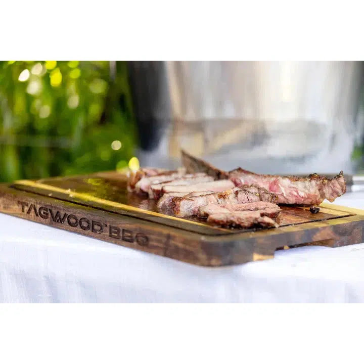 Tagwood BBQ 15" Edge-Grain Cutting and Carving Board - Components View