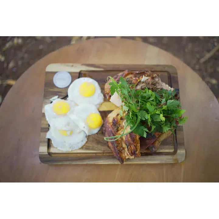 Tagwood BBQ 15" Edge-Grain Cutting and Carving Board - Close-Up