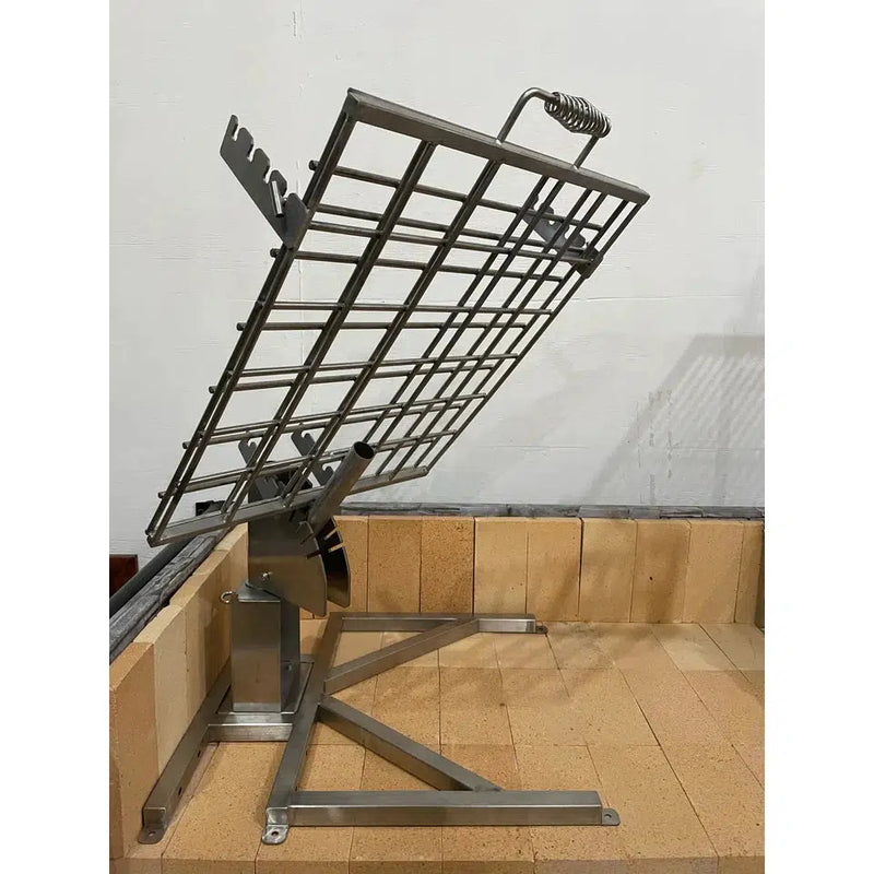 Tagwood BBQ 23" Stainless Steel Basement Grill - Close-Up